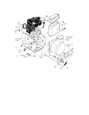 Page B Diagram and Parts List for 536881800  Craftsman Snow Blower