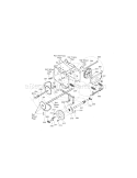 Drive Assembly Diagram and Parts List for 536881850  Craftsman Snow Blower