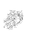 Drive Diagram and Parts List for 536881851  Craftsman Snow Blower