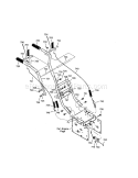 Handle Diagram and Parts List for 536881851  Craftsman Snow Blower