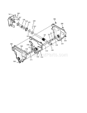 Gear Case Diagram and Parts List for 536881951  Craftsman Snow Blower