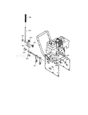 Shift Yoke Diagram and Parts List for 536881951  Craftsman Snow Blower