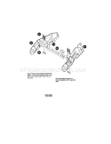 Frame Assembly Diagram and Parts List for 536882091  Craftsman Snow Blower