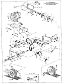 Wheel Assembly Diagram and Parts List for 536882601  Craftsman Snow Blower