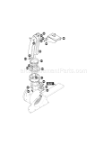 Discharge Chute Diagram and Parts List for 536882650  Craftsman Snow Blower