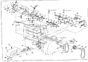 Drive Assembly Diagram and Parts List for 536882700  Craftsman Snow Blower
