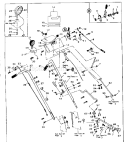 Handle Assembly Diagram and Parts List for 536882701  Craftsman Snow Blower