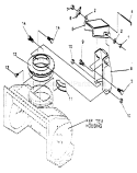 Discharge Chute Diagram and Parts List for 536883210  Craftsman Snow Blower
