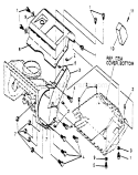 Belt Cover Diagram and Parts List for 536883210  Craftsman Snow Blower