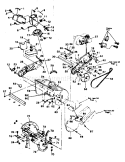 Auger Housing Assembly Diagram and Parts List for 536884310  Craftsman Snow Blower