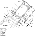 Handle Assembly Repair Pa Diagram and Parts List for 536884351  Craftsman Snow Blower