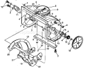 Auger Housing Repair Part Diagram and Parts List for 536884351  Craftsman Snow Blower