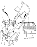Decals Diagram and Parts List for 536884431  Craftsman Snow Blower