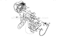 Engine / Drive Assembly Diagram and Parts List for 536884561  Craftsman Snow Blower