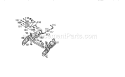 Frame Assembly Diagram and Parts List for 536884561  Craftsman Snow Blower