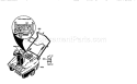 Decals Diagram and Parts List for 536884561  Craftsman Snow Blower