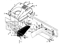 Belt Cover Diagram and Parts List for 536884580  Craftsman Snow Blower