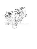 Chute Control Rod Assembl... Diagram and Parts List for 536884581  Craftsman Snow Blower