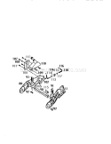 Frame Assembly Diagram and Parts List for 536884581  Craftsman Snow Blower