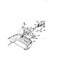 Control Panel Diagram and Parts List for 536884581  Craftsman Snow Blower