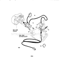 Electric Start Assembly Diagram and Parts List for 536884582  Craftsman Snow Blower