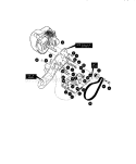 Engine/Drive Assembly Diagram and Parts List for 536884582  Craftsman Snow Blower