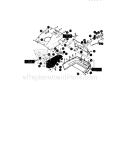 Belt Cover Assembly Diagram and Parts List for 536884582  Craftsman Snow Blower