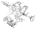 Auger Housing Diagram and Parts List for 536884670  Craftsman Snow Blower