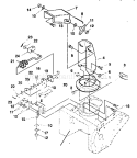 Discharge Chute Diagram and Parts List for 536884670  Craftsman Snow Blower