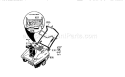 Decals Diagram and Parts List for 536884681  Craftsman Snow Blower