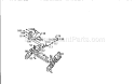 Frame Assembly Diagram and Parts List for 536884681  Craftsman Snow Blower