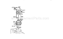 Discharge Chute Assembly Diagram and Parts List for 536884681  Craftsman Snow Blower