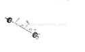 Wheel Assembly Diagram and Parts List for 536884681  Craftsman Snow Blower
