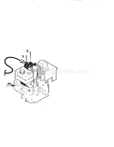 Electric Start Assembly Diagram and Parts List for 536884781  Craftsman Snow Blower
