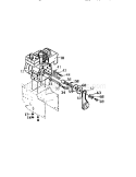 Engine Assembly Diagram and Parts List for 536884781  Craftsman Snow Blower