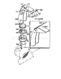 Chute Assembly Diagram and Parts List for 536884781  Craftsman Snow Blower