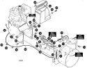Frame Components Diagram and Parts List for 536884790  Craftsman Snow Blower