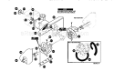 Auger Housing Diagram and Parts List for 536884790  Craftsman Snow Blower