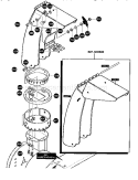 Chute Assembly Diagram and Parts List for 536884790  Craftsman Snow Blower