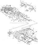 Track Assembly Diagram and Parts List for 536884810  Craftsman Snow Blower