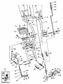 Page A Diagram and Parts List for 536884811  Craftsman Snow Blower