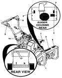 Shift_Yoke Diagram and Parts List for 536884821  Craftsman Snow Blower
