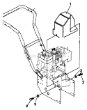 Belt_Cover Diagram and Parts List for 536884821  Craftsman Snow Blower