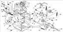 Frame_Components Diagram and Parts List for 536884821  Craftsman Snow Blower