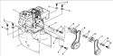 Engine_Components Diagram and Parts List for 536884821  Craftsman Snow Blower