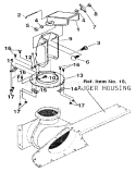 Discharge Chute Diagram and Parts List for 536884822  Craftsman Snow Blower