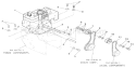 Engine Components Diagram and Parts List for 536884822  Craftsman Snow Blower