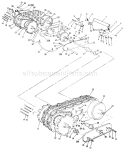Track Assembly Diagram and Parts List for 536885010  Craftsman Snow Blower