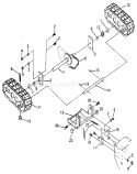 Track Assembly Diagram and Parts List for 536885030  Craftsman Snow Blower