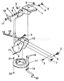 Discharge Chute Diagram and Parts List for 536885030  Craftsman Snow Blower